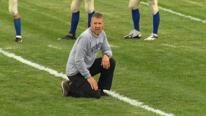 ... coach Joe Kennedyâ€™s practice of praying following football games